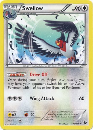 Swellow - 103/146 - Rare available at 401 Games Canada