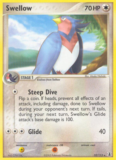 Swellow - 32/113 - Rare available at 401 Games Canada