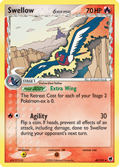 Swellow - 40/101 - Uncommon available at 401 Games Canada