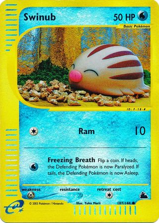 Swinub - 107/144 - Common - Reverse Holo available at 401 Games Canada