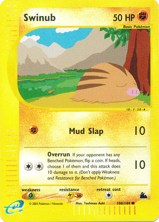 Swinub - 108/144 - Common - Reverse Holo available at 401 Games Canada