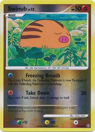 Swinub - 77/100 - Common - Reverse Holo available at 401 Games Canada