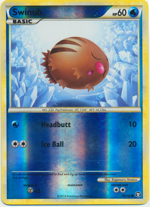 Swinub - 79/102 - Common - Reverse Holo available at 401 Games Canada