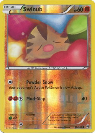 Swinub - 80/162 - Common - Reverse Holo available at 401 Games Canada