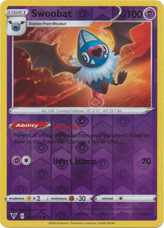 Swoobat - 074/185 - Uncommon - Reverse Holo available at 401 Games Canada