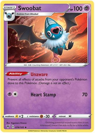 Swoobat - 074/185 - Uncommon available at 401 Games Canada