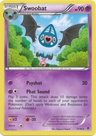 Swoobat - 37/98 - Rare available at 401 Games Canada