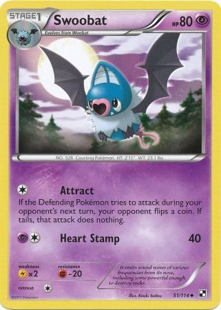 Swoobat - 51/114 - Uncommon available at 401 Games Canada