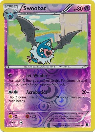 Swoobat - 71/149 - Rare - Reverse Holo available at 401 Games Canada