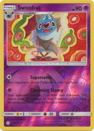 Swoobat - 88/236 - Rare - Reverse Holo available at 401 Games Canada