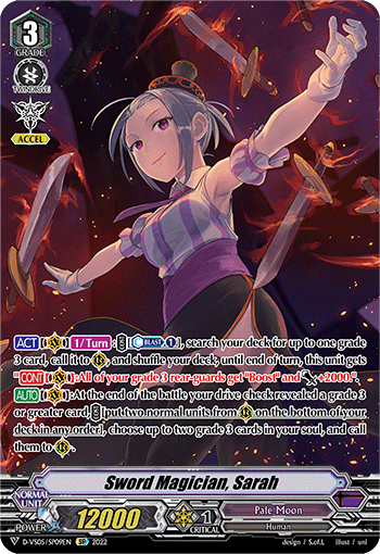 Sword Magician, Sarah - D-VS05/SP09 - Special Parallel available at 401 Games Canada