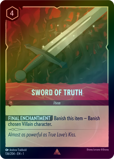 Sword of Truth - 136/204 - Rare (Foil) available at 401 Games Canada