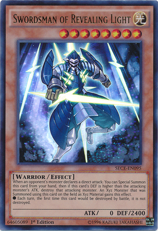 Swordsman of Revealing Light - SECE-EN095 - Ultra Rare - 1st Edition available at 401 Games Canada