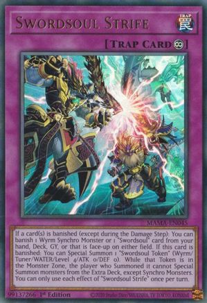 Swordsoul Strife - MAMA-EN045 - Ultra Rare - 1st Edition available at 401 Games Canada