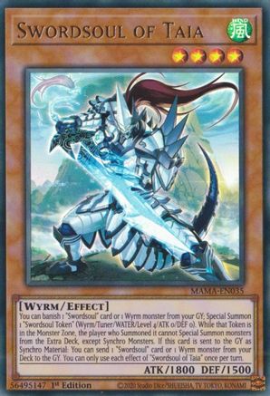 Swordsoul of Taia - MAMA-EN035 - Ultra Rare - 1st Edition available at 401 Games Canada