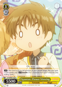 Syaoran: Flower Viewing - CCS/WX01-E025 - Common available at 401 Games Canada