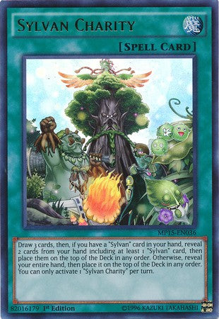 Sylvan Charity - MP15-EN036 - Ultra Rare - 1st Edition available at 401 Games Canada