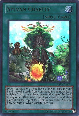 Sylvan Charity - PRIO-EN062 - Ultra Rare - Unlimited available at 401 Games Canada