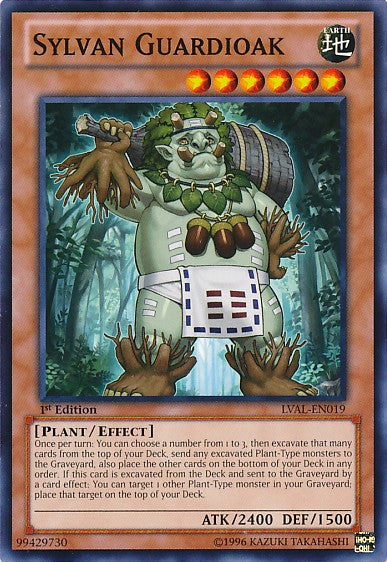 Sylvan Guardioak - LVAL-EN019 - Common - 1st Edition available at 401 Games Canada