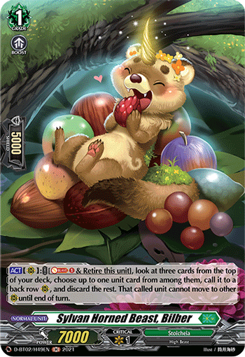 Sylvan Horned Beast, Bilber - D-BT02/H49 - Holo Rare available at 401 Games Canada