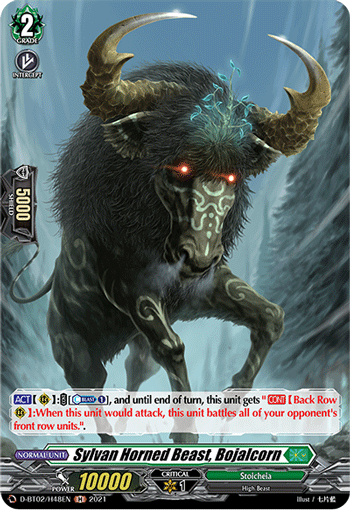 Sylvan Horned Beast, Bojalcorn - D-BT02/H48 - Holo Rare available at 401 Games Canada
