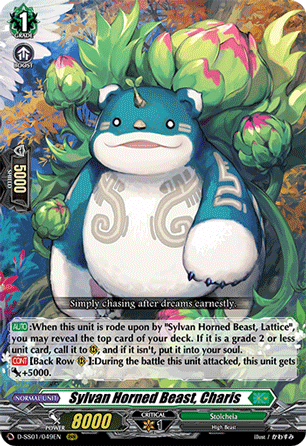 Sylvan Horned Beast, Charis - D-SS01/049 - Triple Rare available at 401 Games Canada