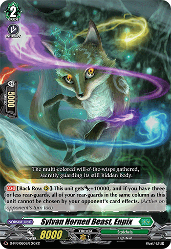 Sylvan Horned Beast, Enpix - D-PR/060EN - PR available at 401 Games Canada