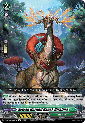 Sylvan Horned Beast, Girafina - D-BT04/055 - Rare available at 401 Games Canada