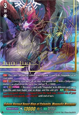 Sylvan Horned Beast King of Calamity, Magnolia Masques - D-BT12/SEC05EN - Secret Rare available at 401 Games Canada