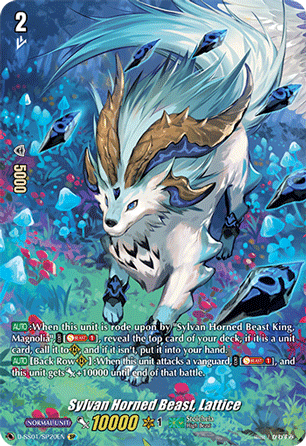 Sylvan Horned Beast, Lattice - D-SS01/SP20 - SP available at 401 Games Canada