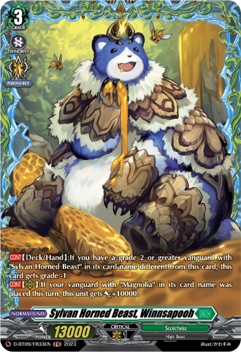 Sylvan Horned Beast, Winnsapooh - D-BT09/FR33 - Frame Rare available at 401 Games Canada