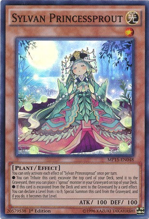 Sylvan Princessprout - MP15-EN048 - Super Rare - 1st Edition available at 401 Games Canada