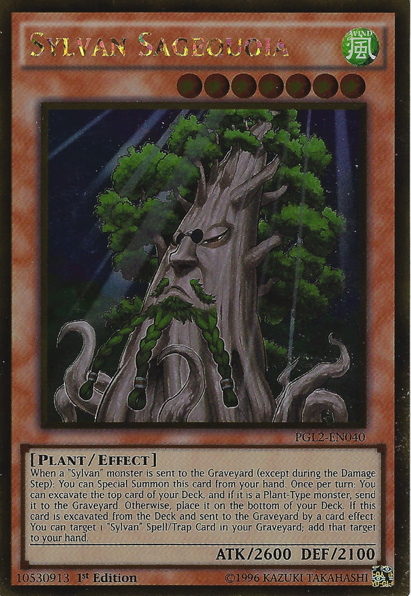 Sylvan Sagequoia - PGL2-EN040 - Gold Rare - 1st Edition available at 401 Games Canada