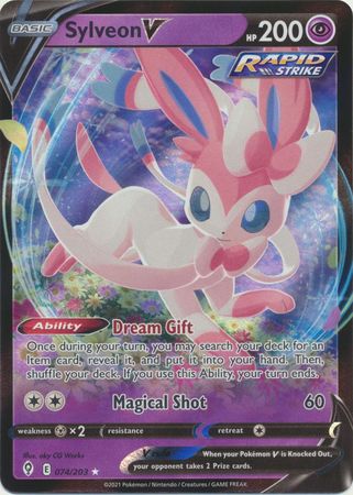 Sylveon V - 074/203 - Ultra Rare available at 401 Games Canada