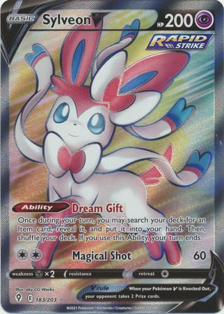 401 Games Canada - Sylveon V - 183/203 - Full Art Ultra Rare 401 Games Canada - Sylveon V - 183/203 - Full Art Ultra Rare