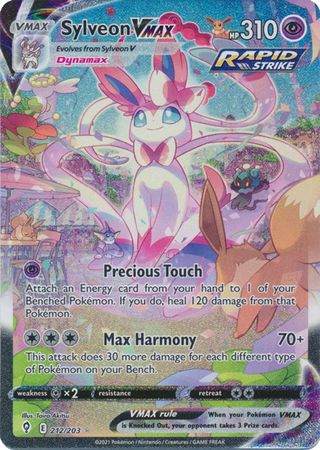 Sylveon VMAX - 212/203 - Alternate Art Secret Rare available at 401 Games Canada