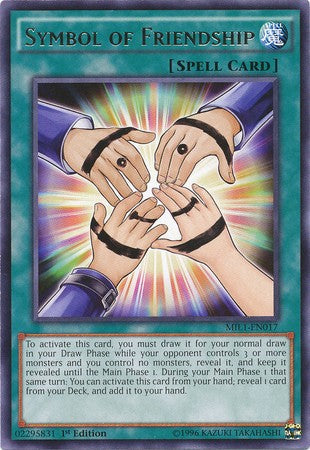 Symbol of Friendship - MIL1-EN017 - Rare - 1st Edition available at 401 Games Canada