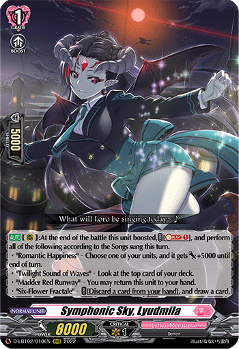 Symphonic Sky, Lyudmila - D-LBT02/010 - Triple Rare available at 401 Games Canada