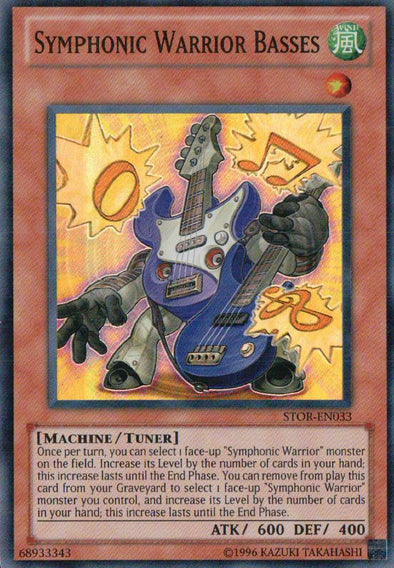 Symphonic Warrior Basses - STOR-EN033 - Super Rare - Unlimited available at 401 Games Canada