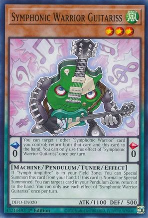 Symphonic Warrior Guitariss - DIFO-EN020 - Common - 1st Edition available at 401 Games Canada