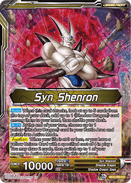 Syn Shenron - BT10-093 - Uncommon (FOIL) (Reprint) available at 401 Games Canada