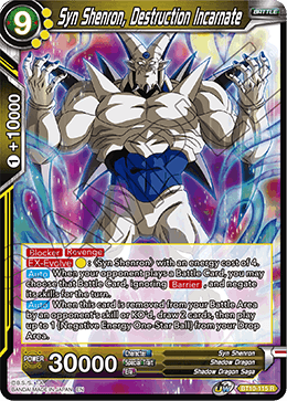 Syn Shenron, Destruction Incarnate - BT10-115 - Rare (FOIL) (Reprint) available at 401 Games Canada