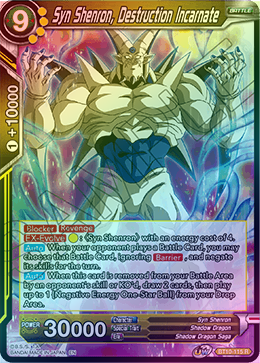 Syn Shenron, Destruction Incarnate - BT10-115 - Rare (FOIL) available at 401 Games Canada