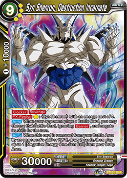 Syn Shenron, Destruction Incarnate - BT10-115 - Rare available at 401 Games Canada