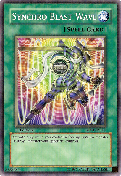 Synchro Blast Wave - 5DS1-EN021 - Common - 1st Edition available at 401 Games Canada
