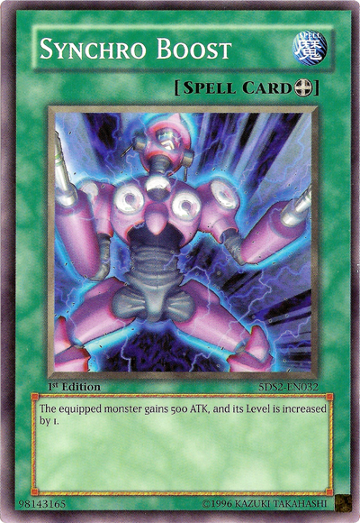 Synchro Boost - 5DS2-EN032 - Common - 1st Edition available at 401 Games Canada
