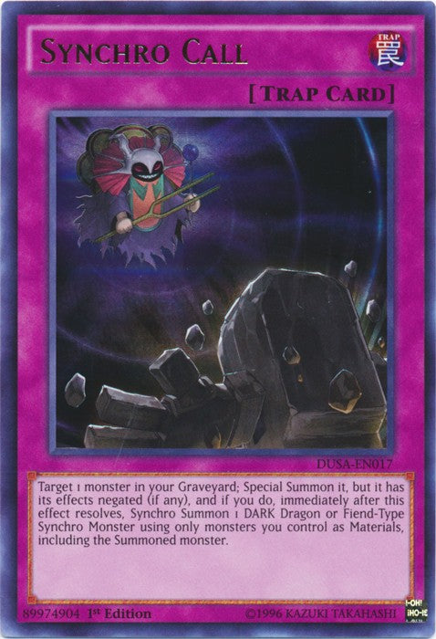 Synchro Call - DUSA-EN017 - Ultra Rare - 1st Edition available at 401 Games Canada