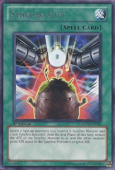 Synchro Gift - DP10-EN024 - Rare - 1st Edition available at 401 Games Canada