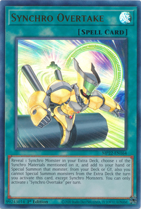 Synchro Overtake - MP22-EN164 - Ultra Rare - 1st Edition available at 401 Games Canada
