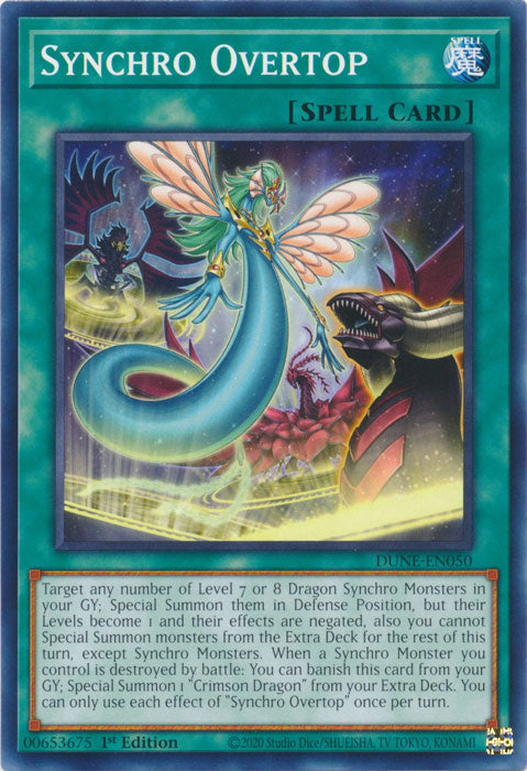 Synchro Overtop - DUNE-EN050 - Common - 1st Edition available at 401 Games Canada